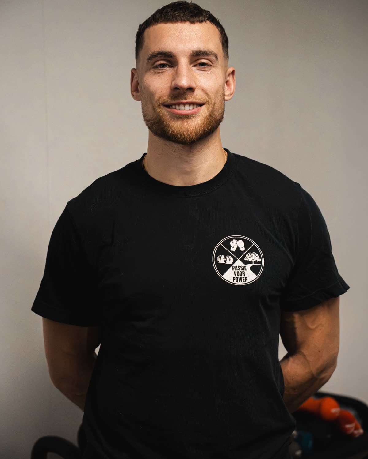 Gerard van Halsema in de gym