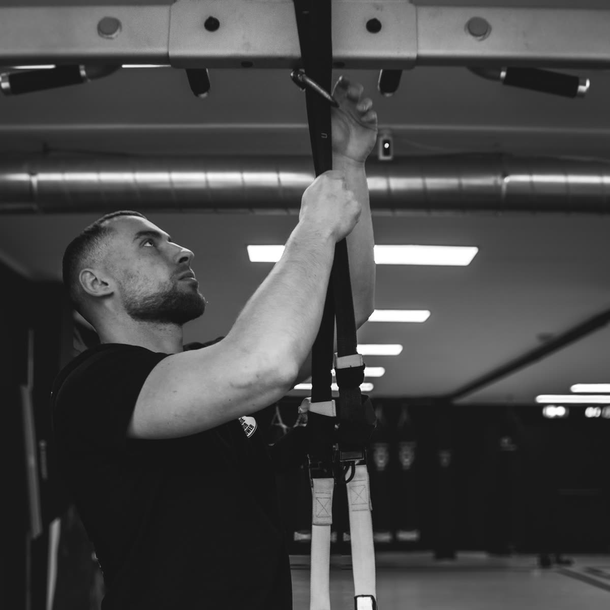 Training aan het TRX-systeem